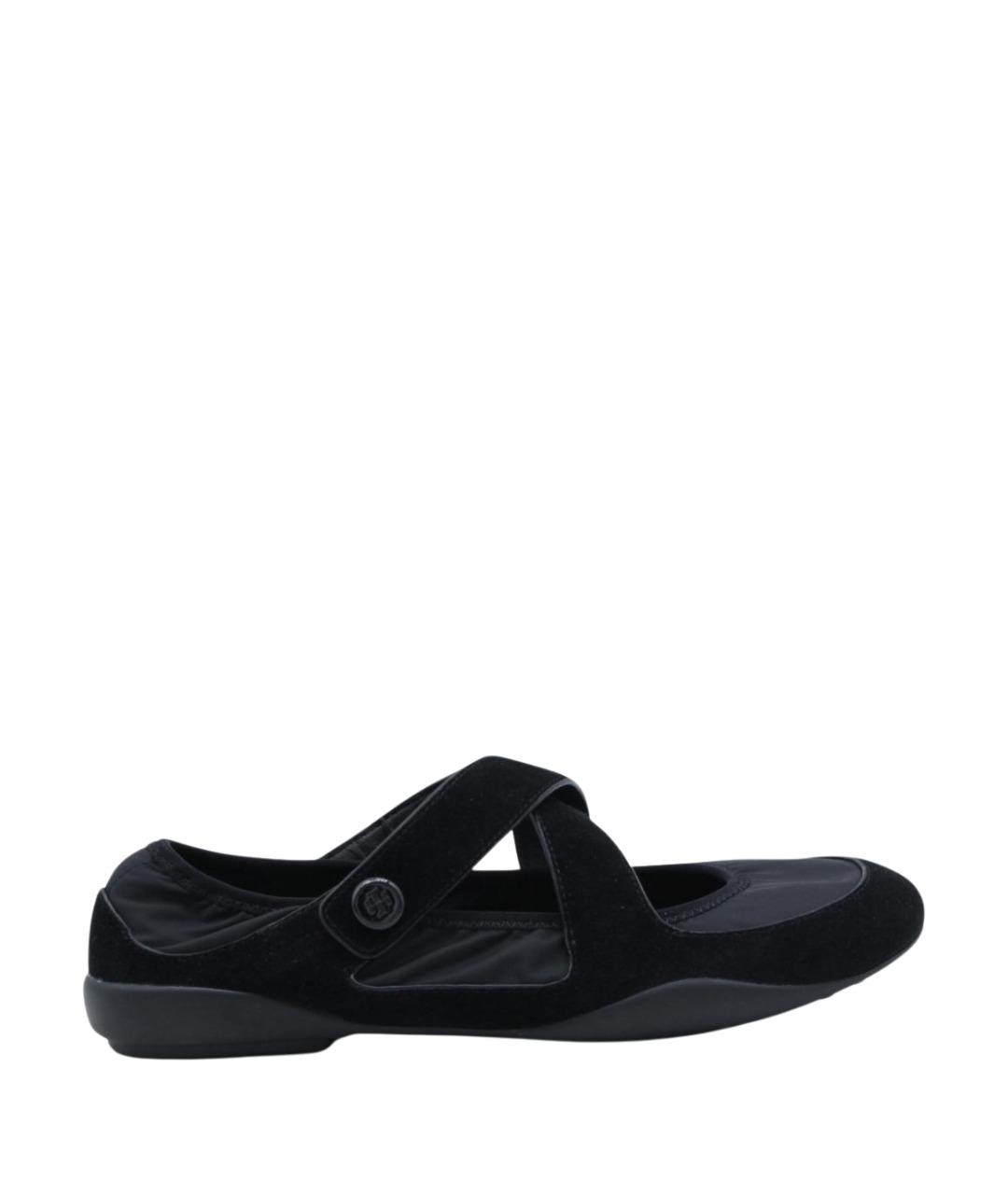 TORY BURCH Черные балетки, фото 1