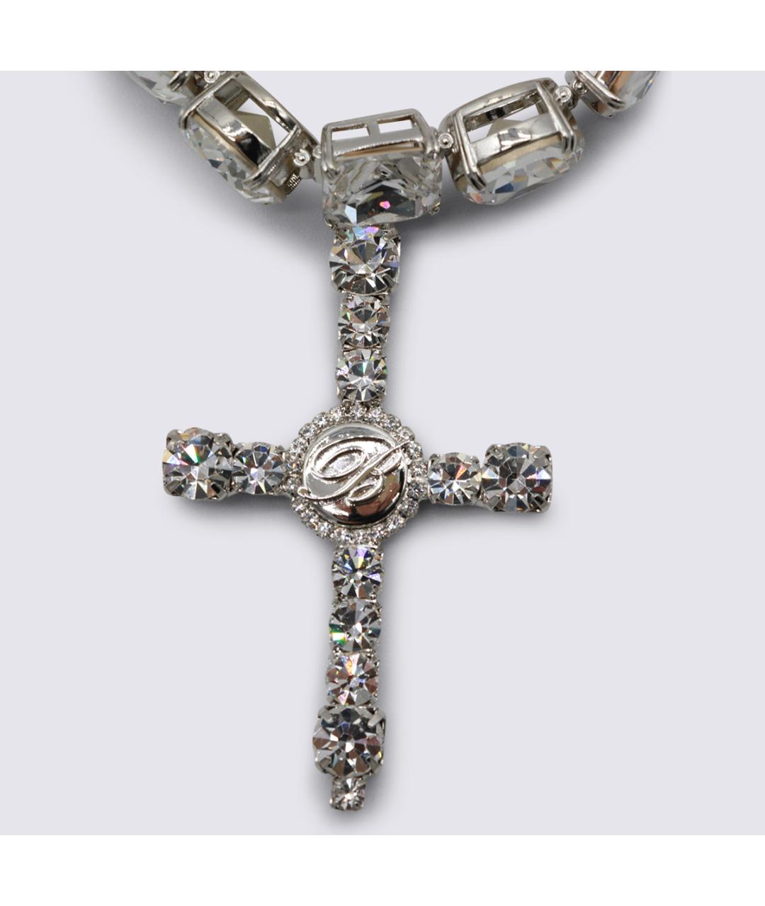 BLUMARINE Серебряное латунное колье, фото 2