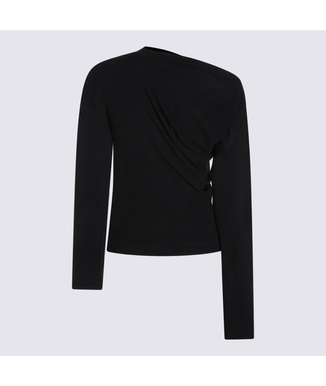 VIVIENNE WESTWOOD Черный хлопковый джемпер / свитер, фото 2