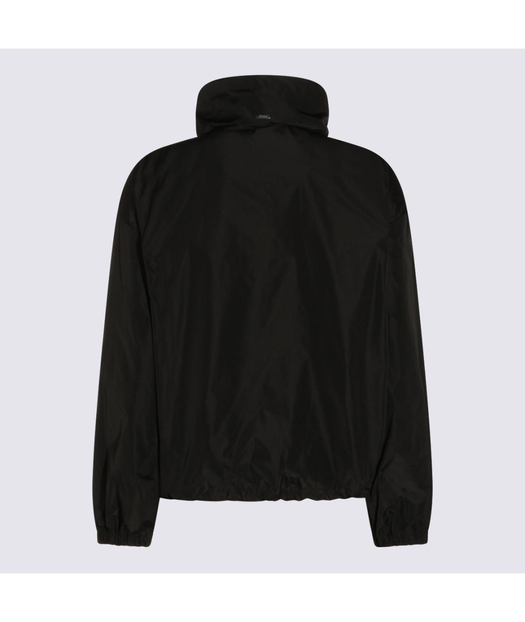 HERNO Черная полиэстеровая куртка, фото 2