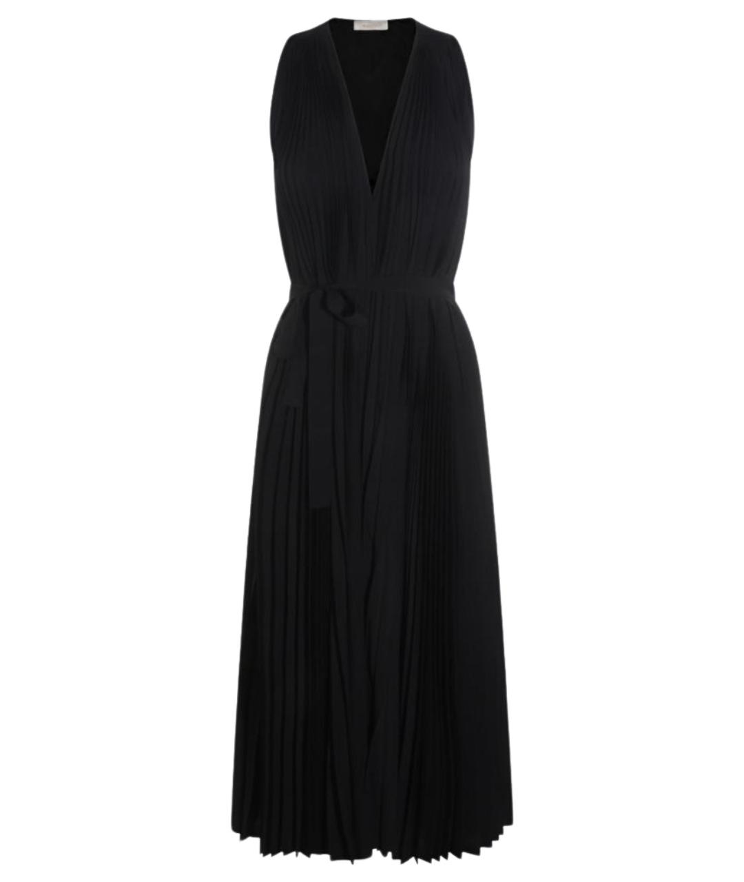 TWIN-SET Черное хлопковое повседневное платье, фото 1