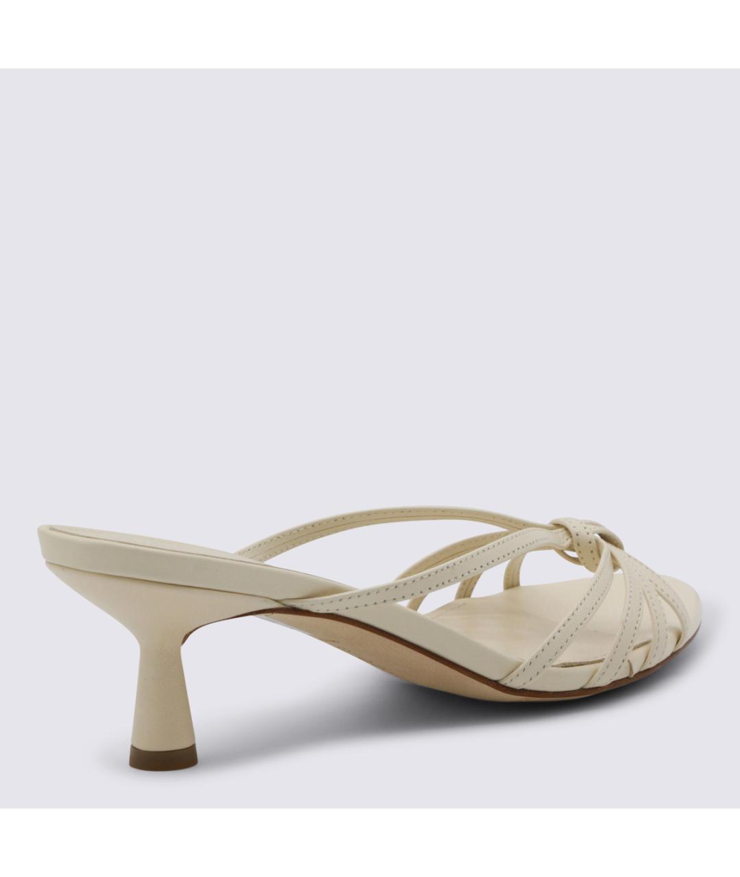 AEYDE Бежевые кожаные мюли, фото 3