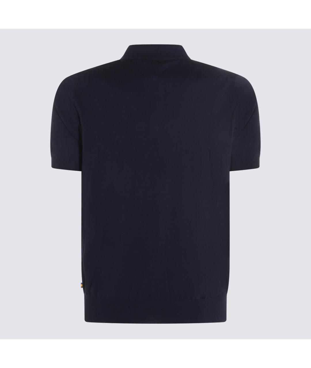 K-WAY Синее хлопковое поло с коротким рукавом, фото 2