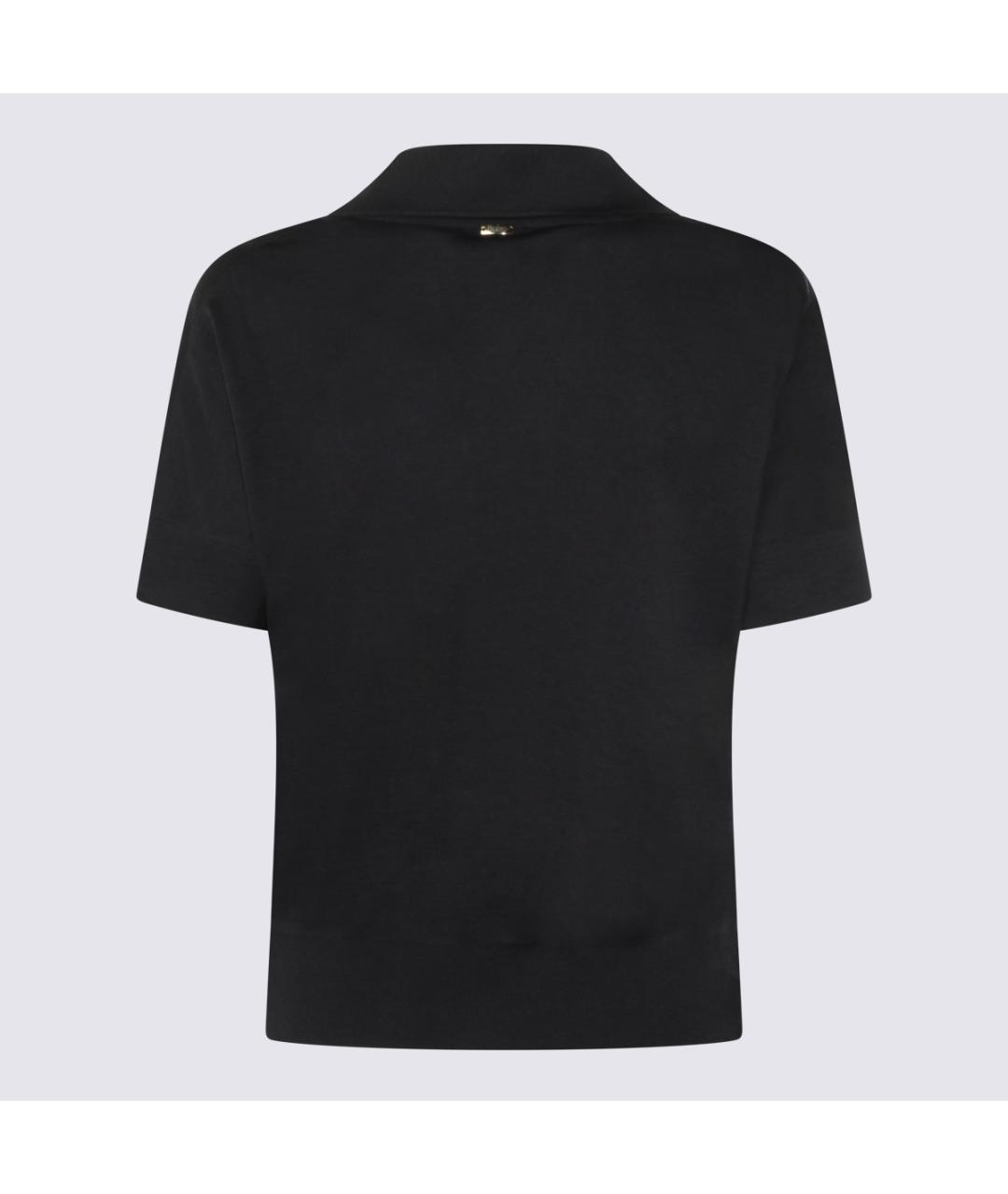 HERNO Синяя хлопковая футболка, фото 2