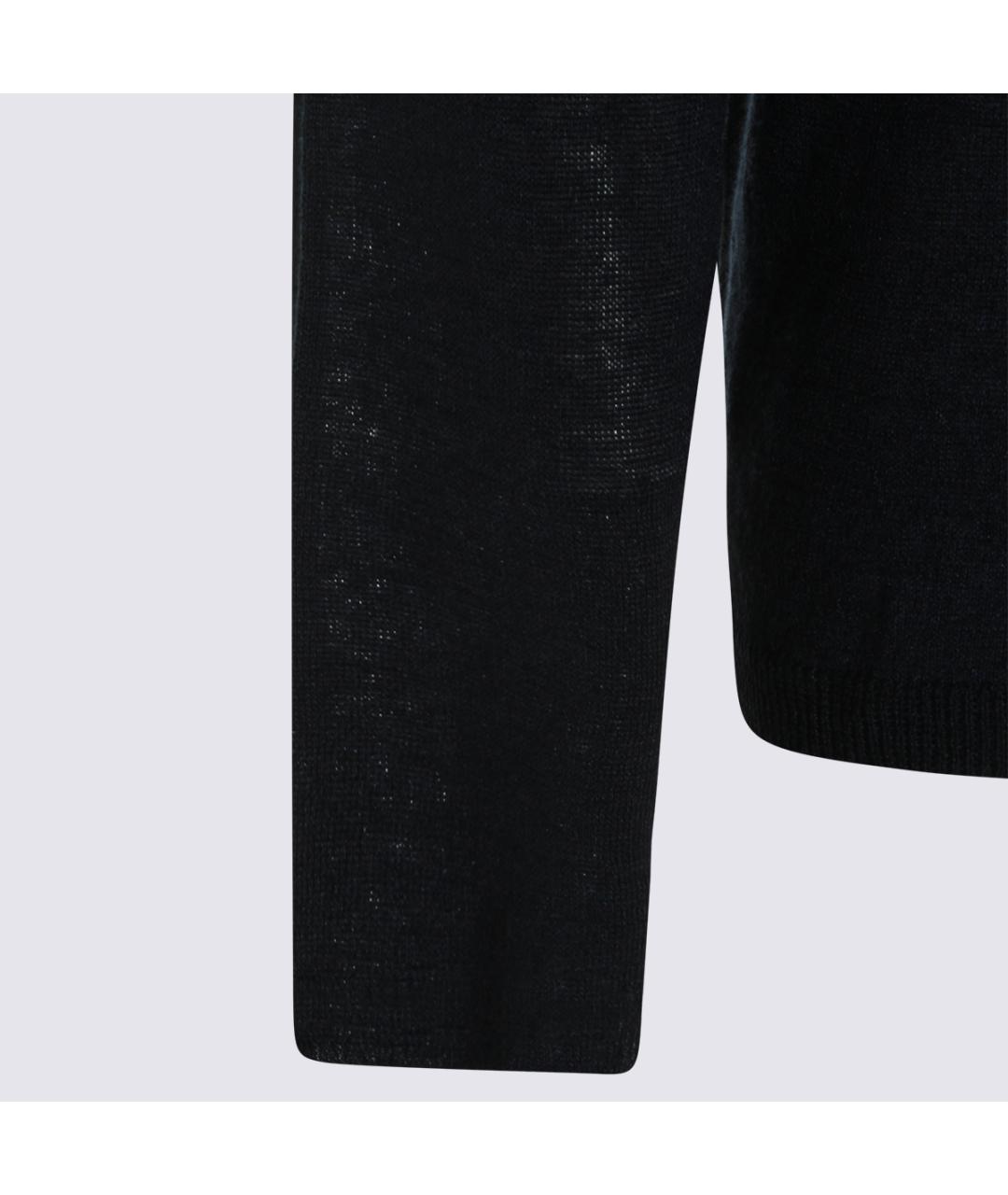 GIORGIO ARMANI Синее поло с длинным рукавом, фото 4