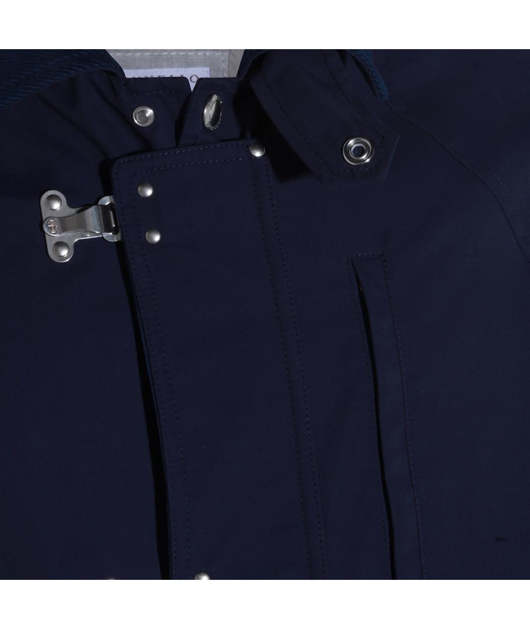 BRUNELLO CUCINELLI Синяя хлопковая куртка, фото 4