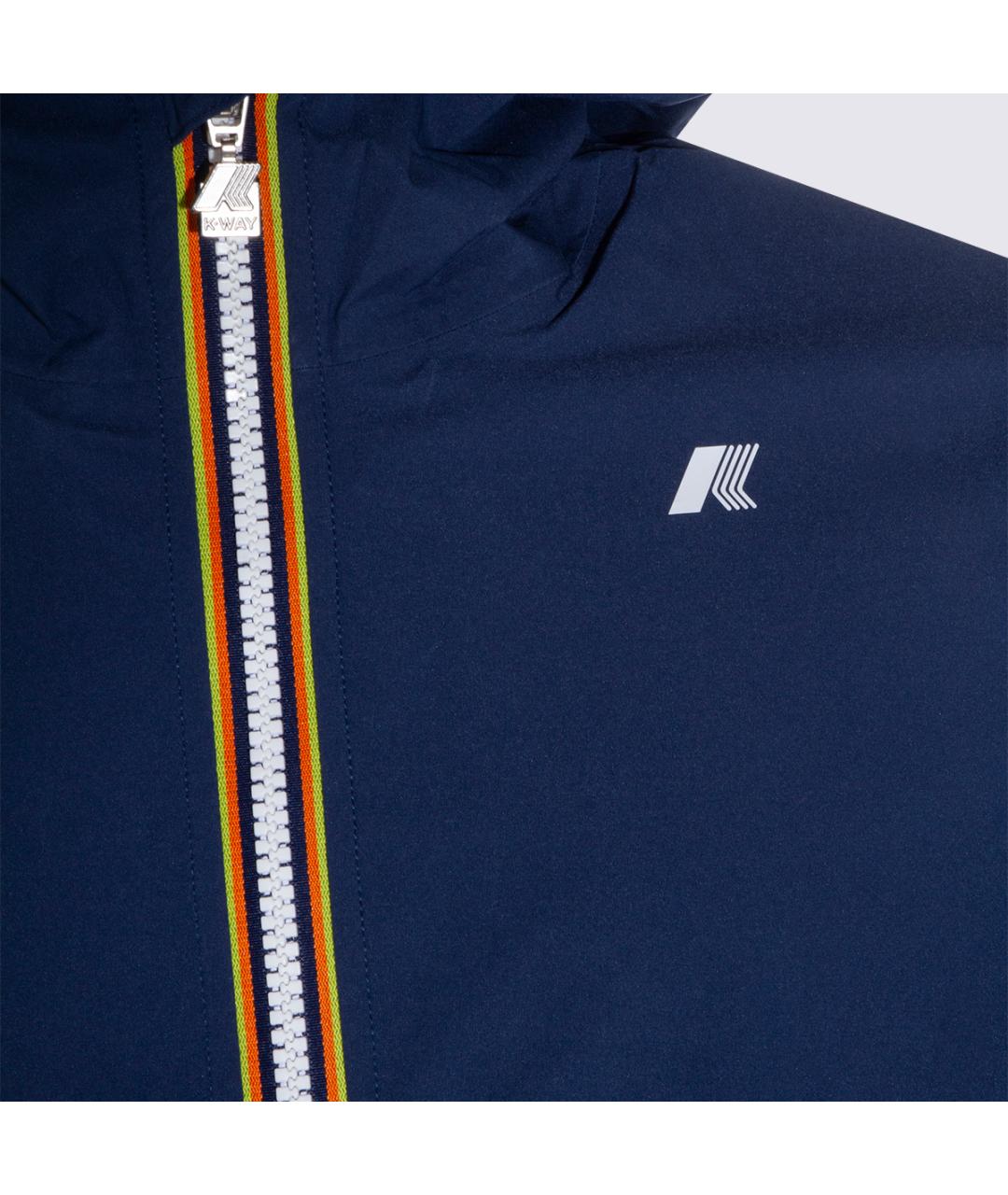 K-WAY Синяя полиамидовая куртка, фото 3