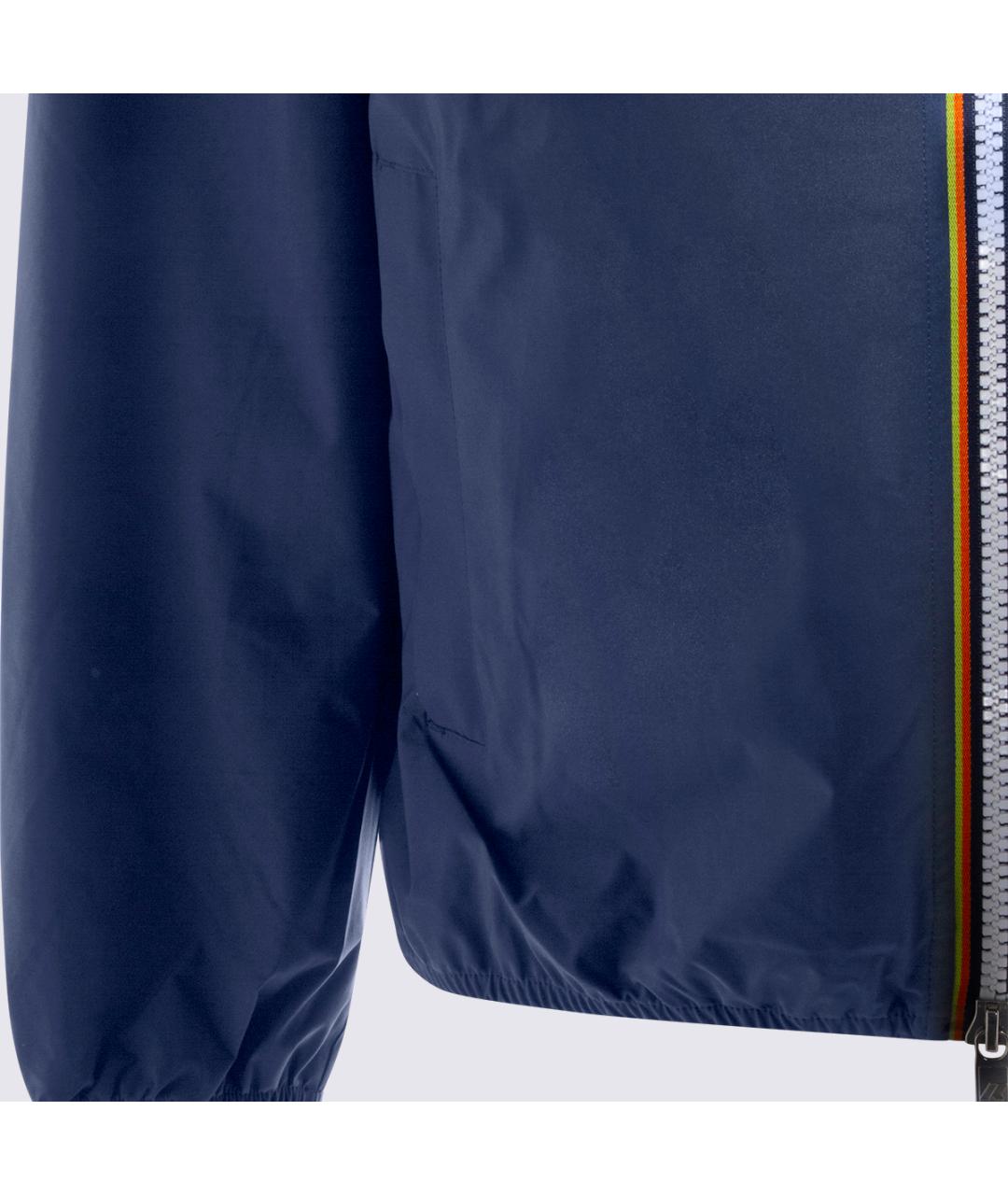 K-WAY Синяя полиамидовая куртка, фото 4