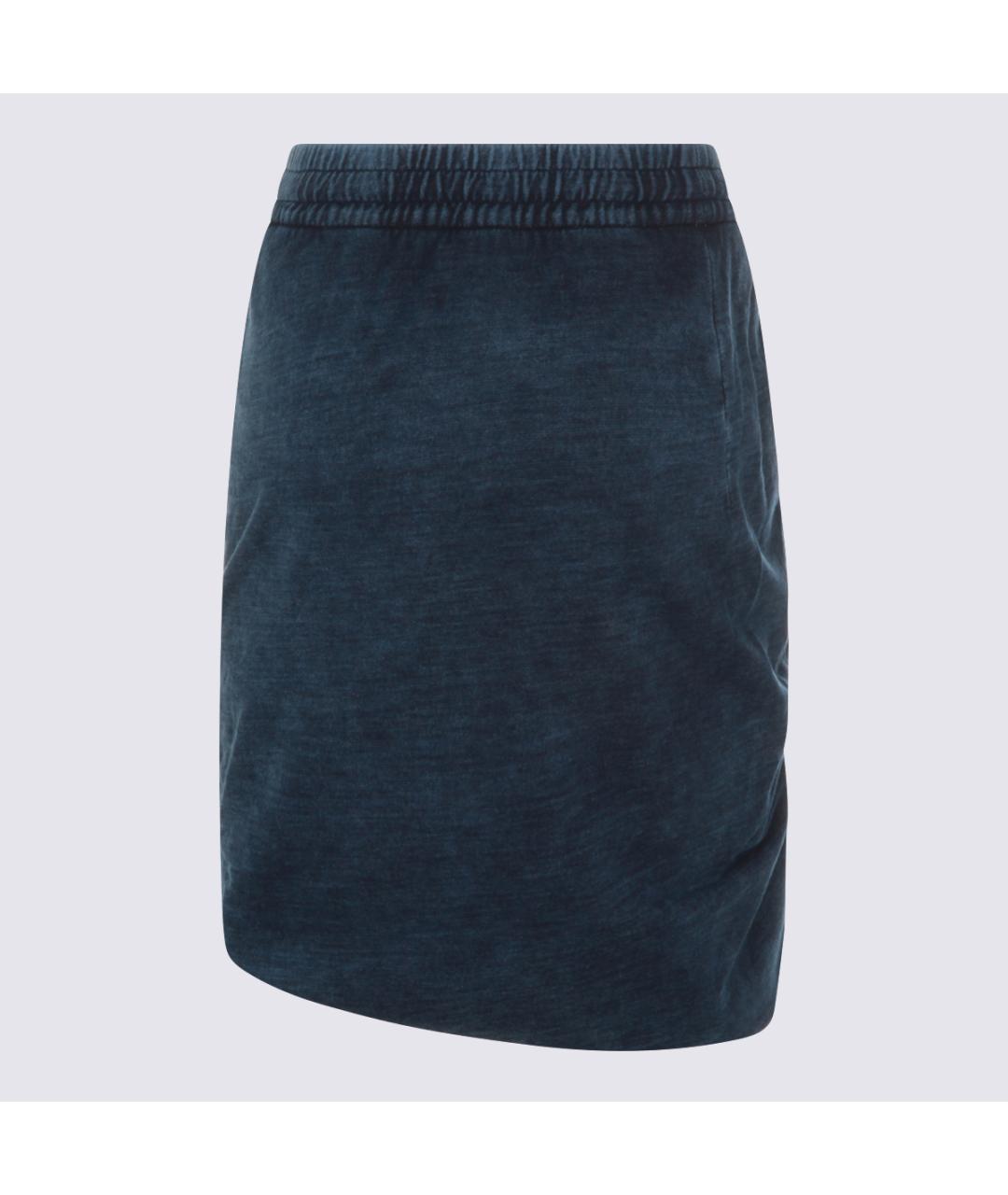 VIVIENNE WESTWOOD Синяя хлопковая юбка миди, фото 2
