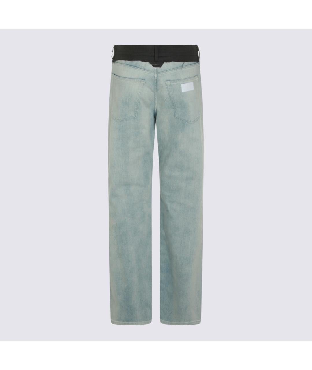 MM6 MAISON MARGIELA Хлопковые прямые джинсы, фото 2