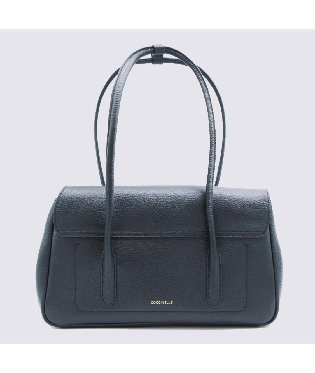 COCCINELLE Черная кожаная сумка через плечо, фото 3