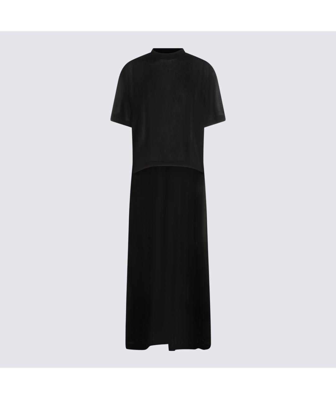 BALENCIAGA Черная хлопковая футболка, фото 5