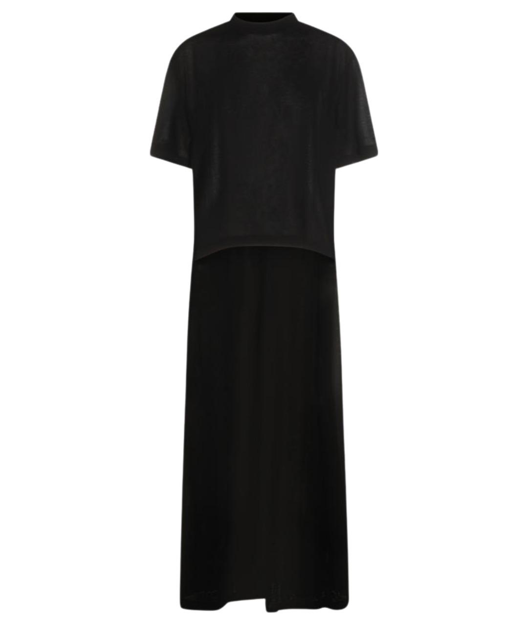 BALENCIAGA Черная хлопковая футболка, фото 1