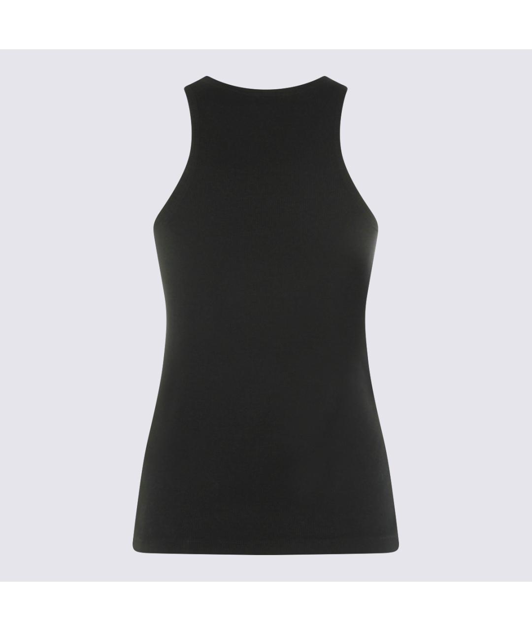 ANINE BING Черная вискозная майка, фото 2