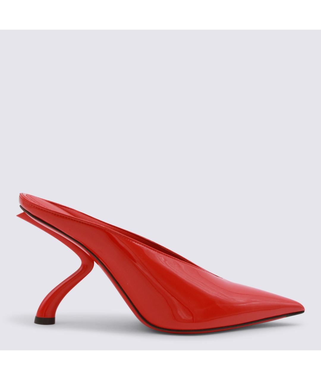 FERRAGAMO Красные кожаные туфли, фото 5