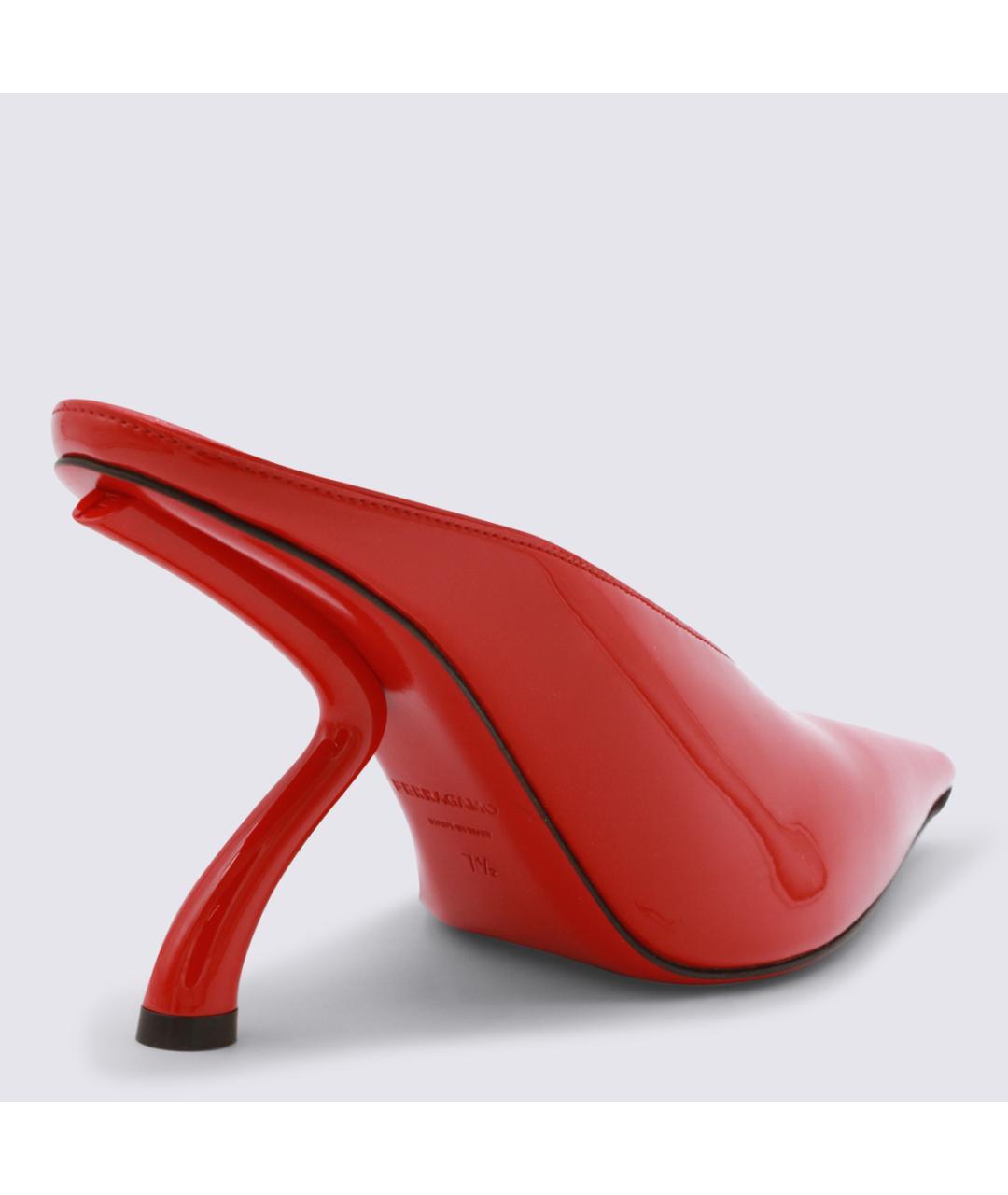 FERRAGAMO Красные кожаные туфли, фото 3