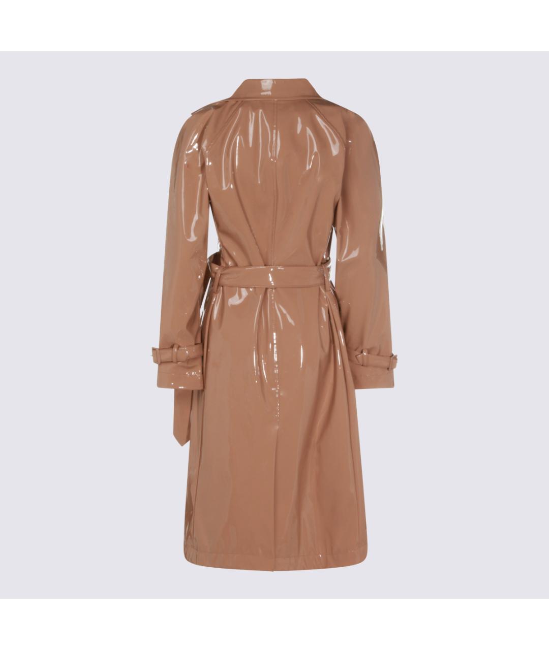 DOLCE&GABBANA Бежевый синтетический тренч/плащ, фото 2