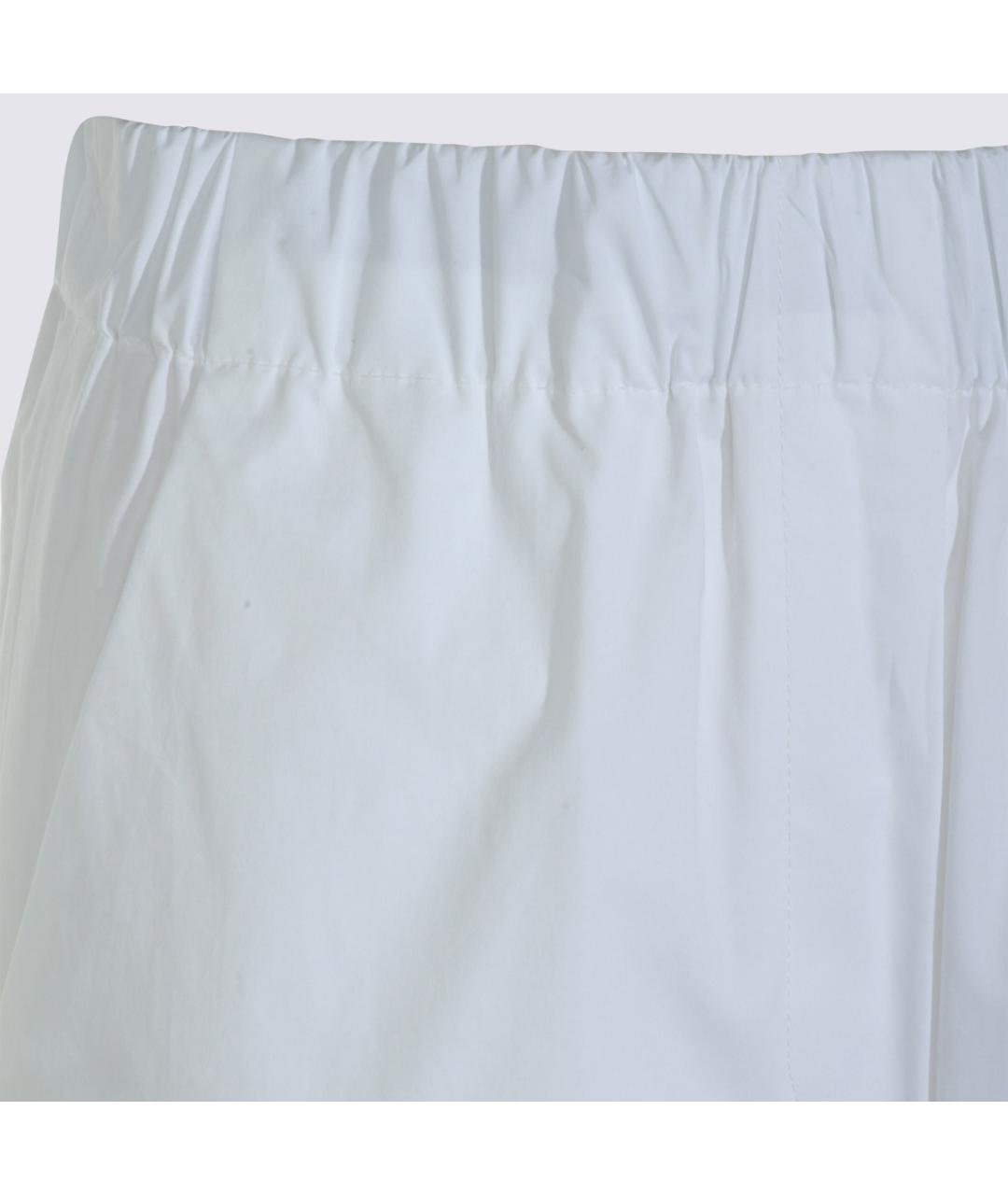 ANTONELLI FIRENZE Белые хлопковые прямые брюки, фото 3