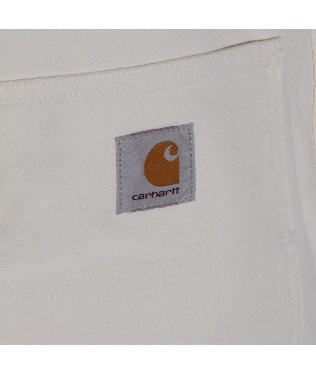 CARHARTT WIP Белые хлопковые повседневные брюки, фото 4
