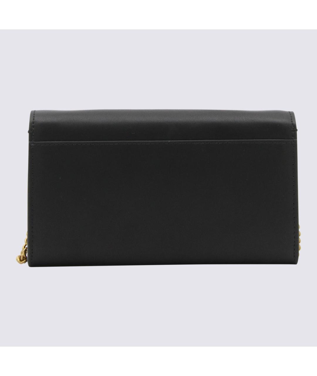 PINKO Черная кожаная сумка через плечо, фото 2