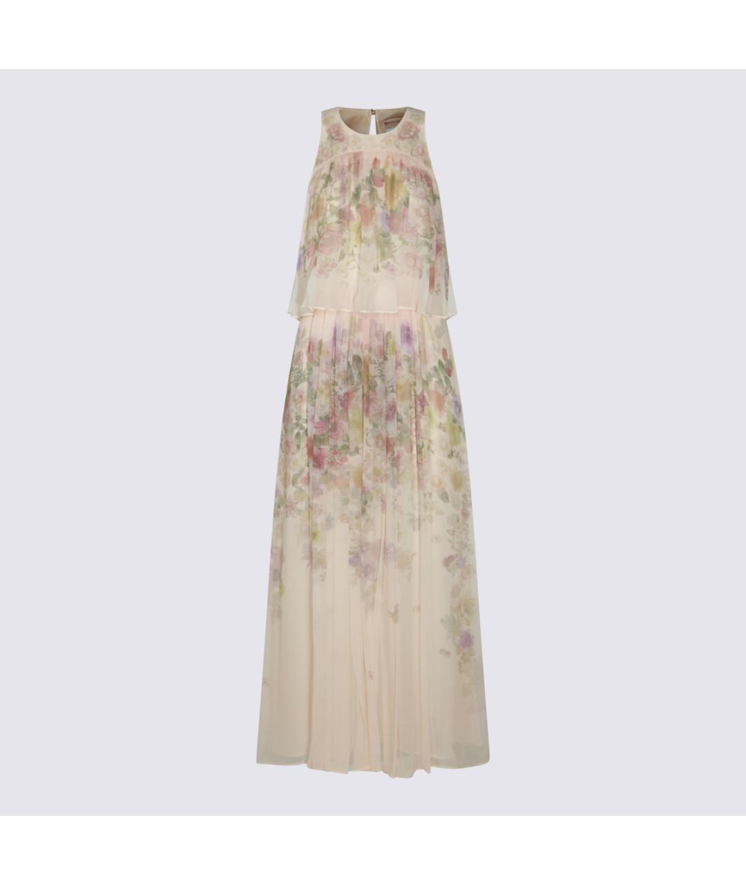 TWIN-SET Мульти вискозное повседневное платье, фото 5