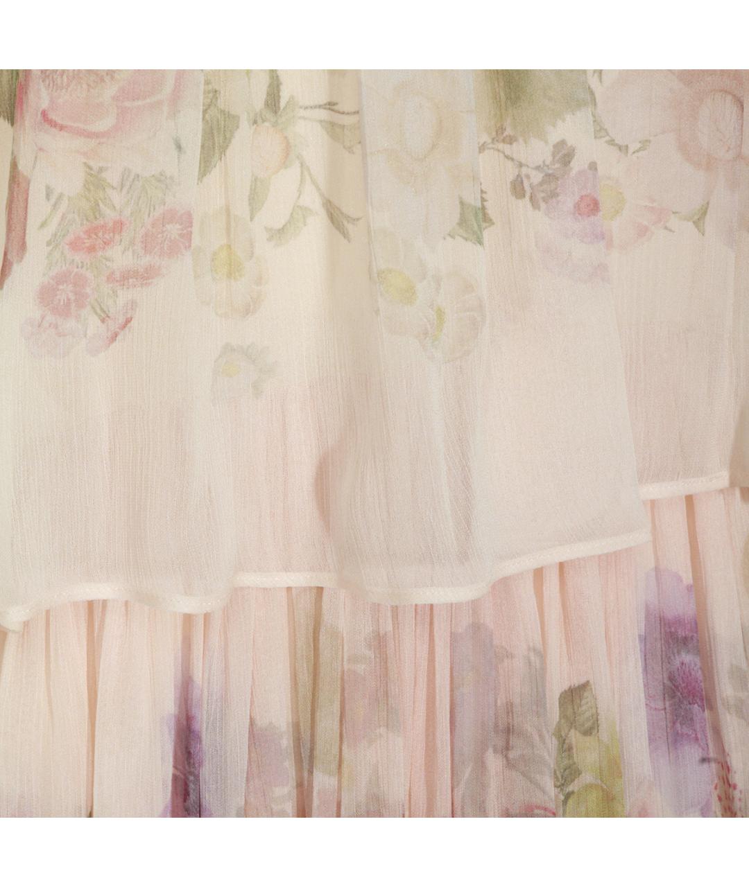 TWIN-SET Мульти вискозное повседневное платье, фото 4