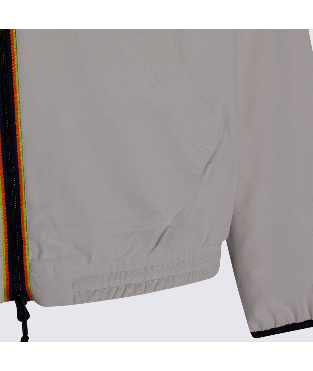 K-WAY Бежевая полиэстеровая куртка, фото 4