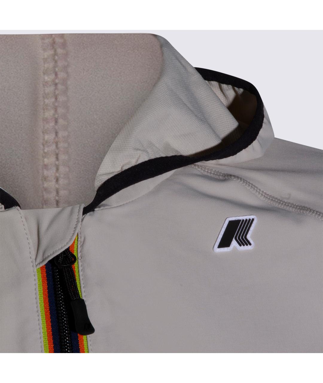 K-WAY Бежевая полиэстеровая куртка, фото 3