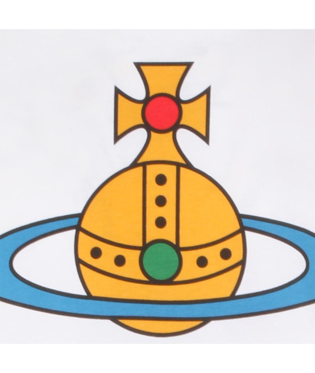 VIVIENNE WESTWOOD Белая хлопковая футболка, фото 3