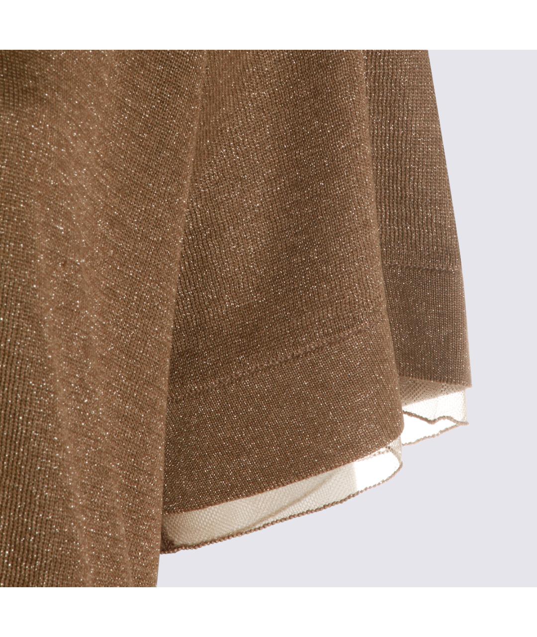 FABIANA FILIPPI Коричневая футболка, фото 3