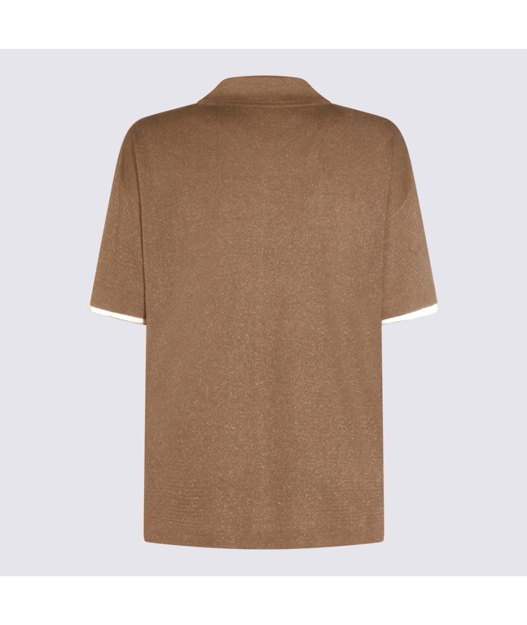 FABIANA FILIPPI Коричневая футболка, фото 2