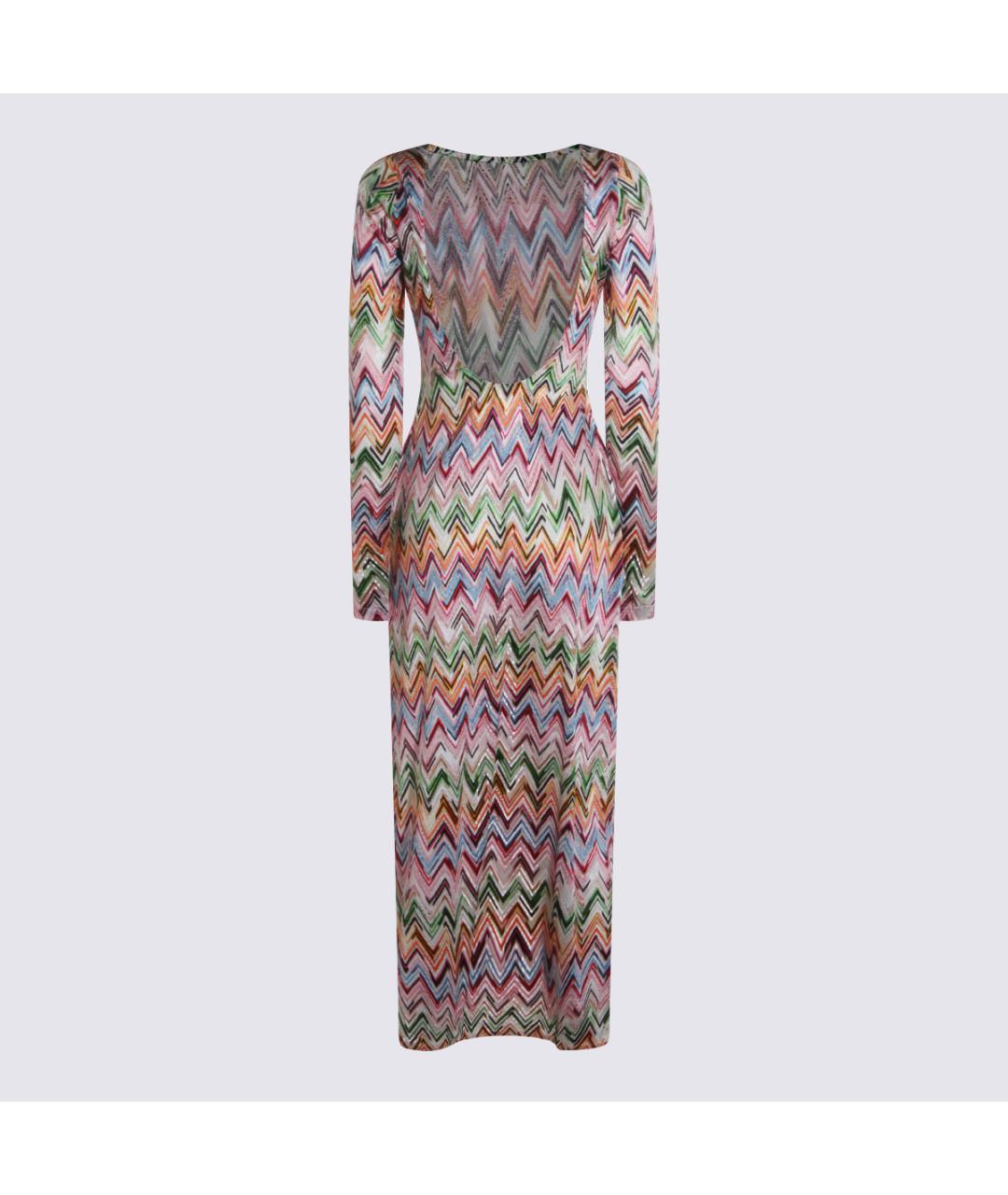 MISSONI Мульти вискозное повседневное платье, фото 2
