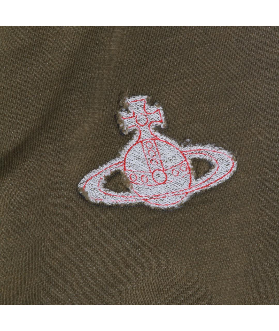 VIVIENNE WESTWOOD Зеленый хлопковый джемпер / свитер, фото 4