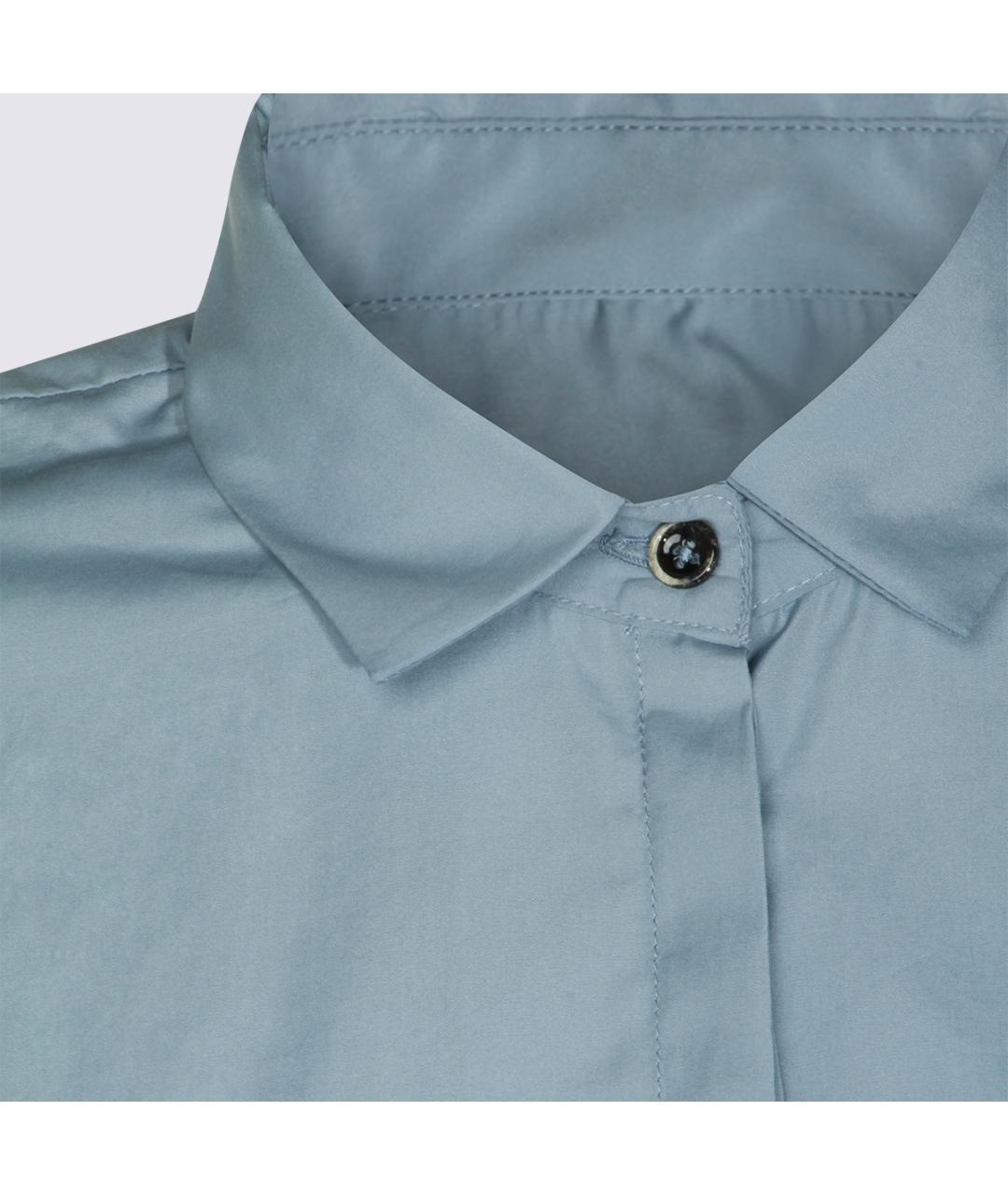 NINE IN THE MORNING Голубая хлопковая рубашка, фото 4