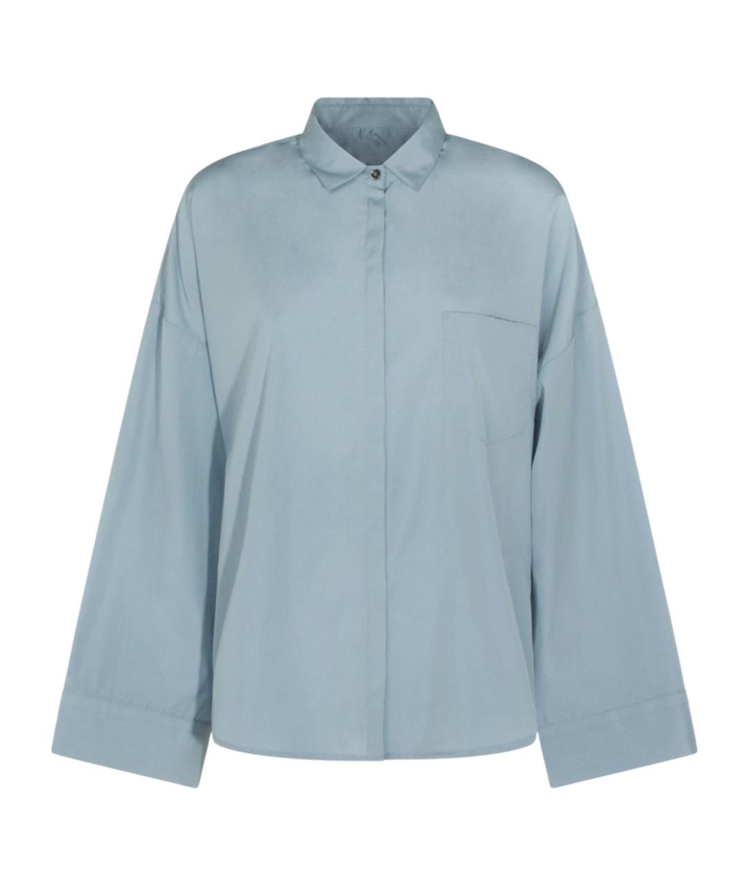 NINE IN THE MORNING Голубая хлопковая рубашка, фото 1