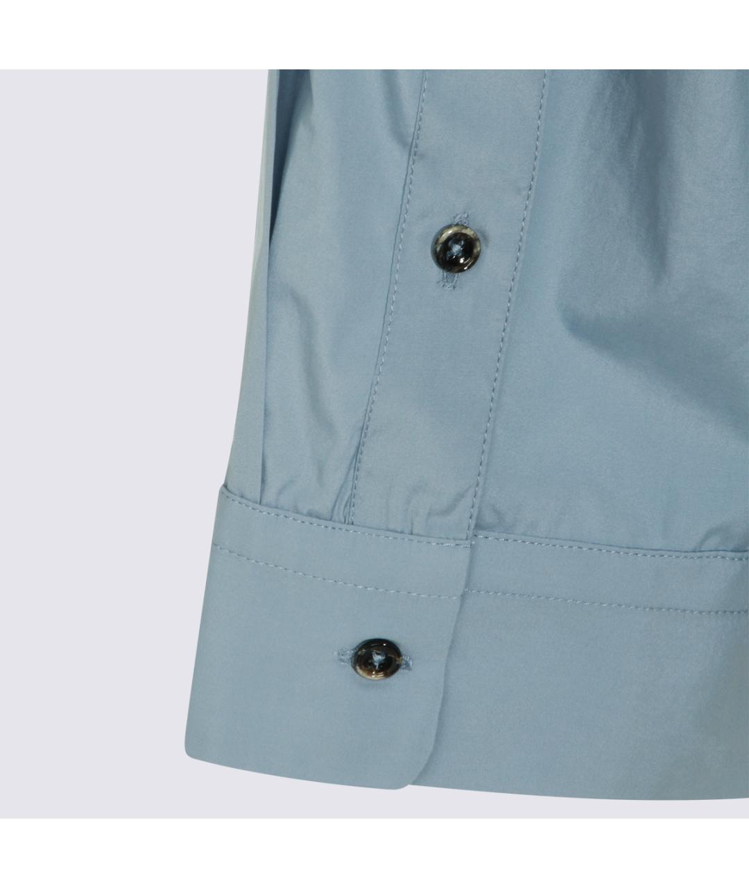 NINE IN THE MORNING Голубая хлопковая рубашка, фото 5