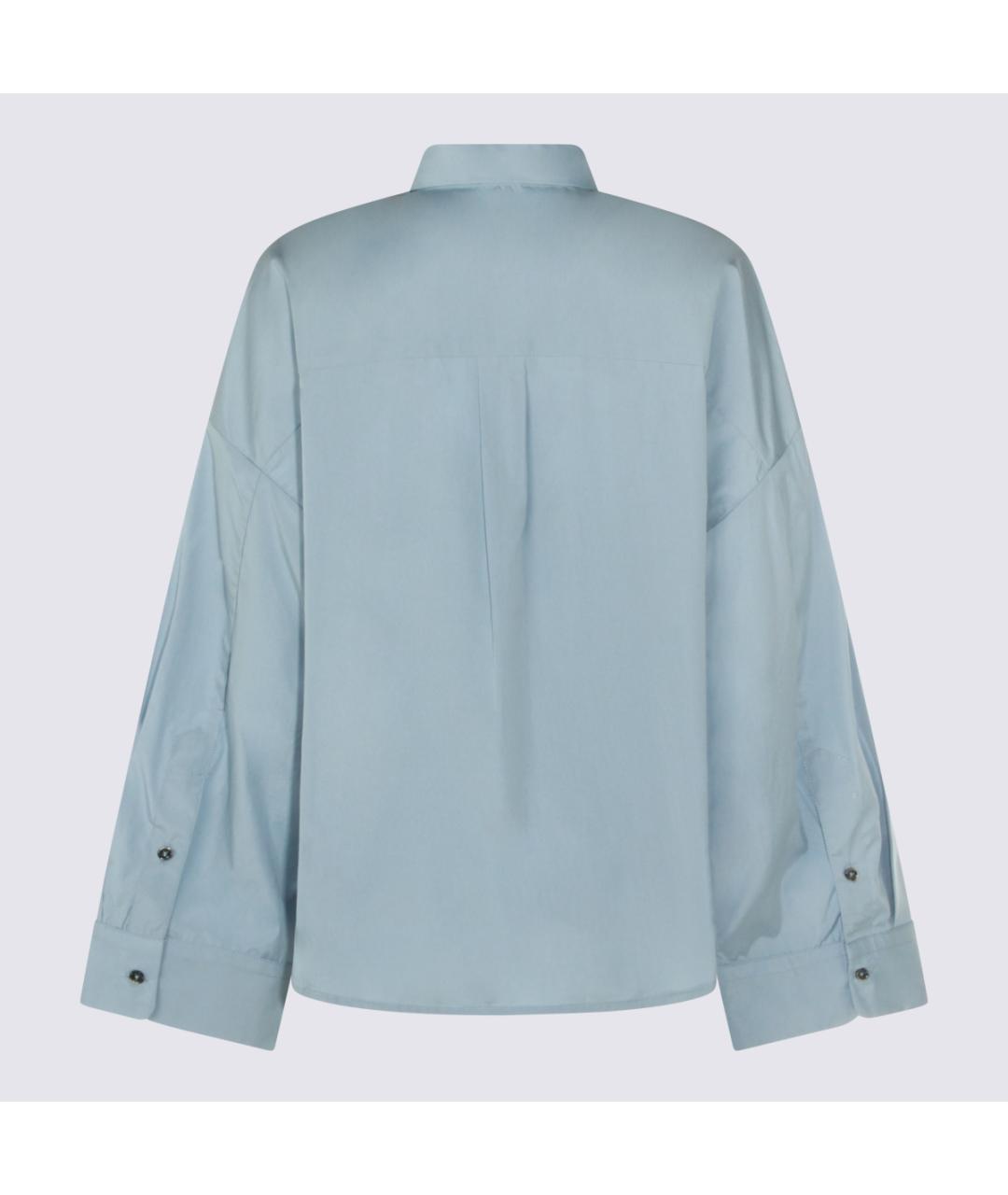 NINE IN THE MORNING Голубая хлопковая рубашка, фото 2