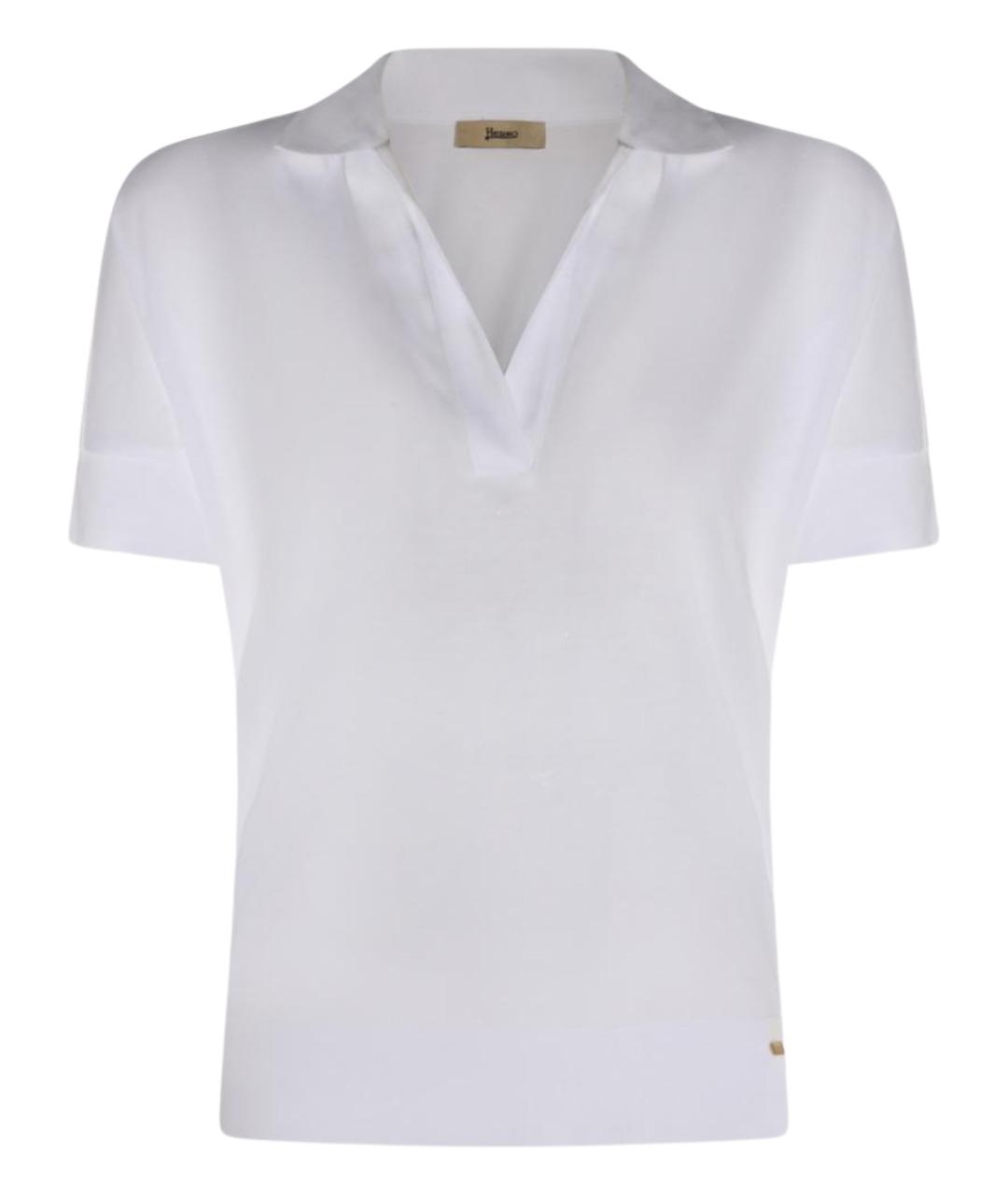 HERNO Белая футболка, фото 1