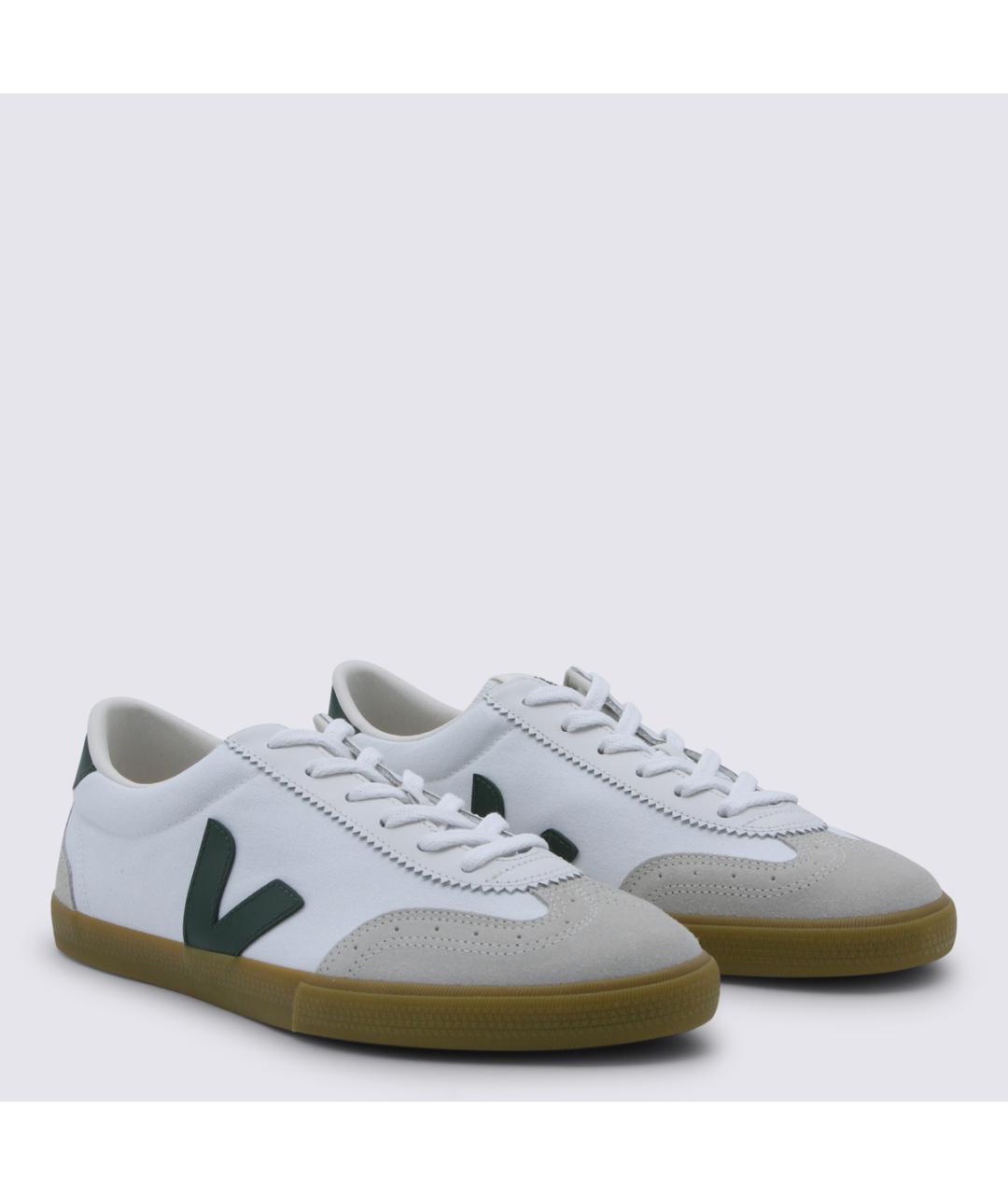 VEJA Белые кожаные низкие кроссовки / кеды, фото 2