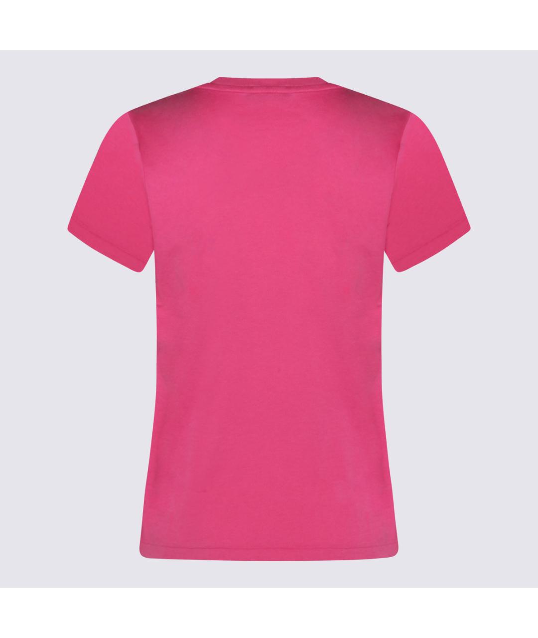 POLO RALPH LAUREN Розовая хлопковая футболка, фото 2