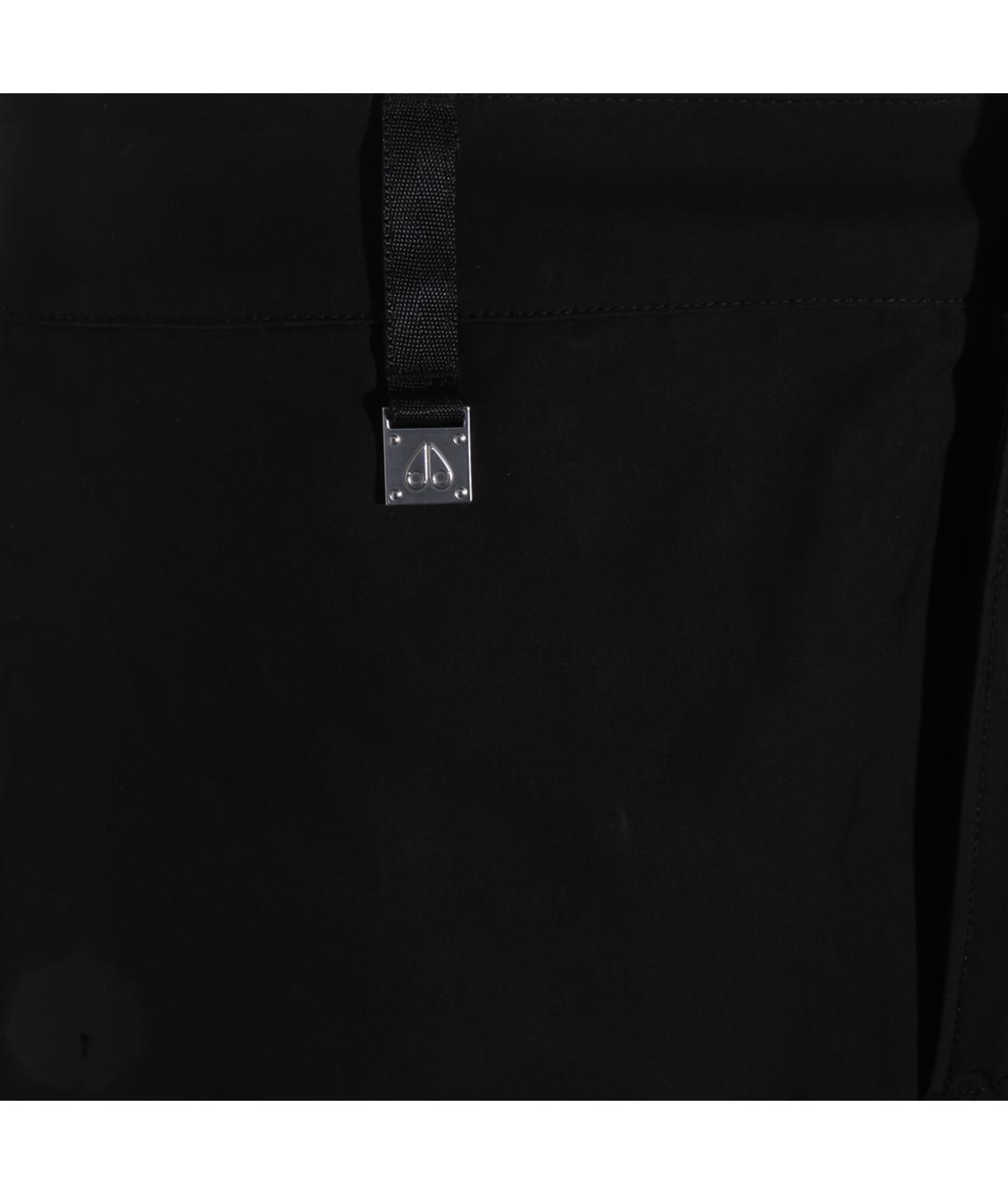 MOOSE KNUCKLES Черные полиэстеровые шорты, фото 4