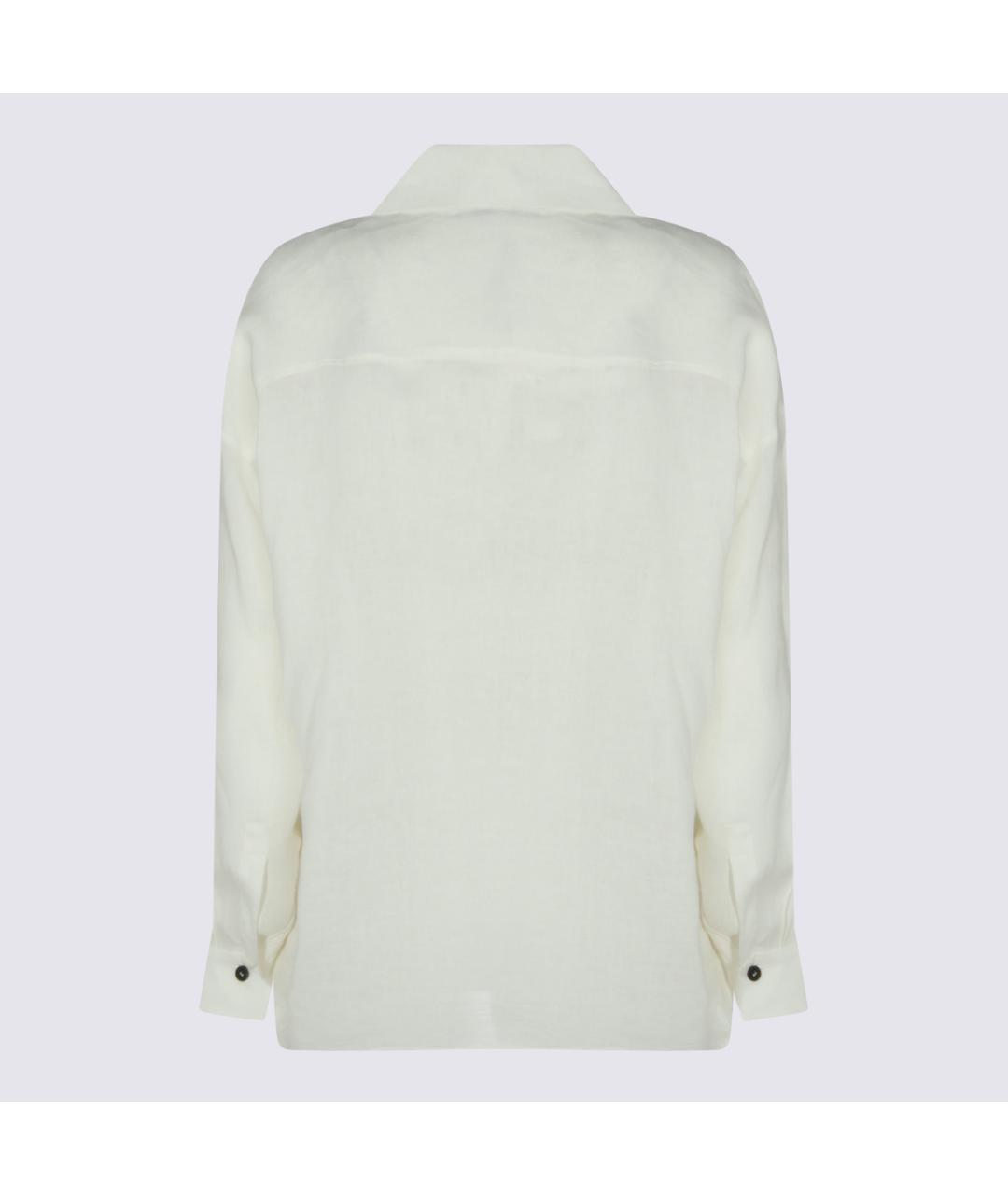 ANTONELLI FIRENZE Белая льняная рубашка, фото 2