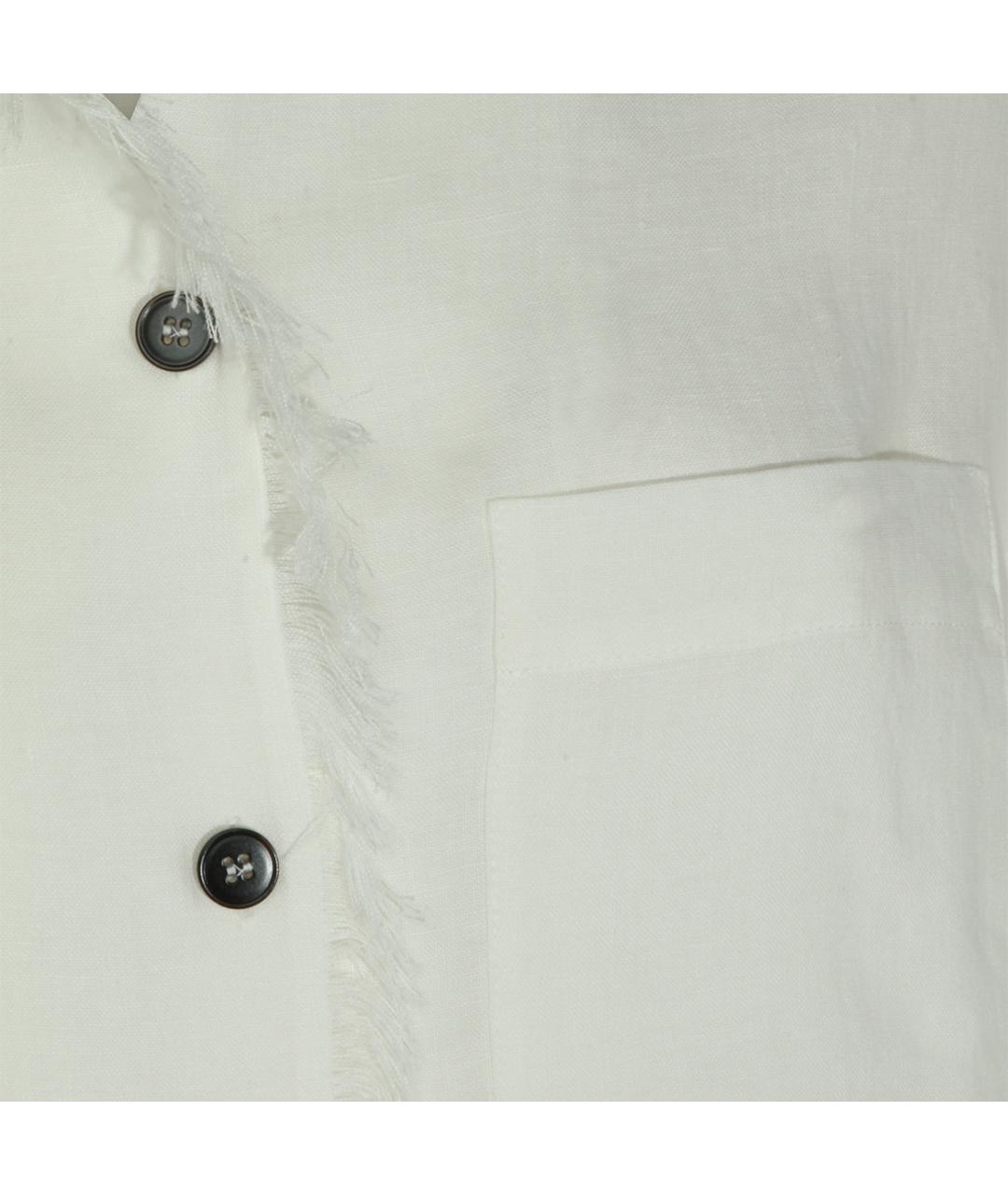 ANTONELLI FIRENZE Белая льняная рубашка, фото 3