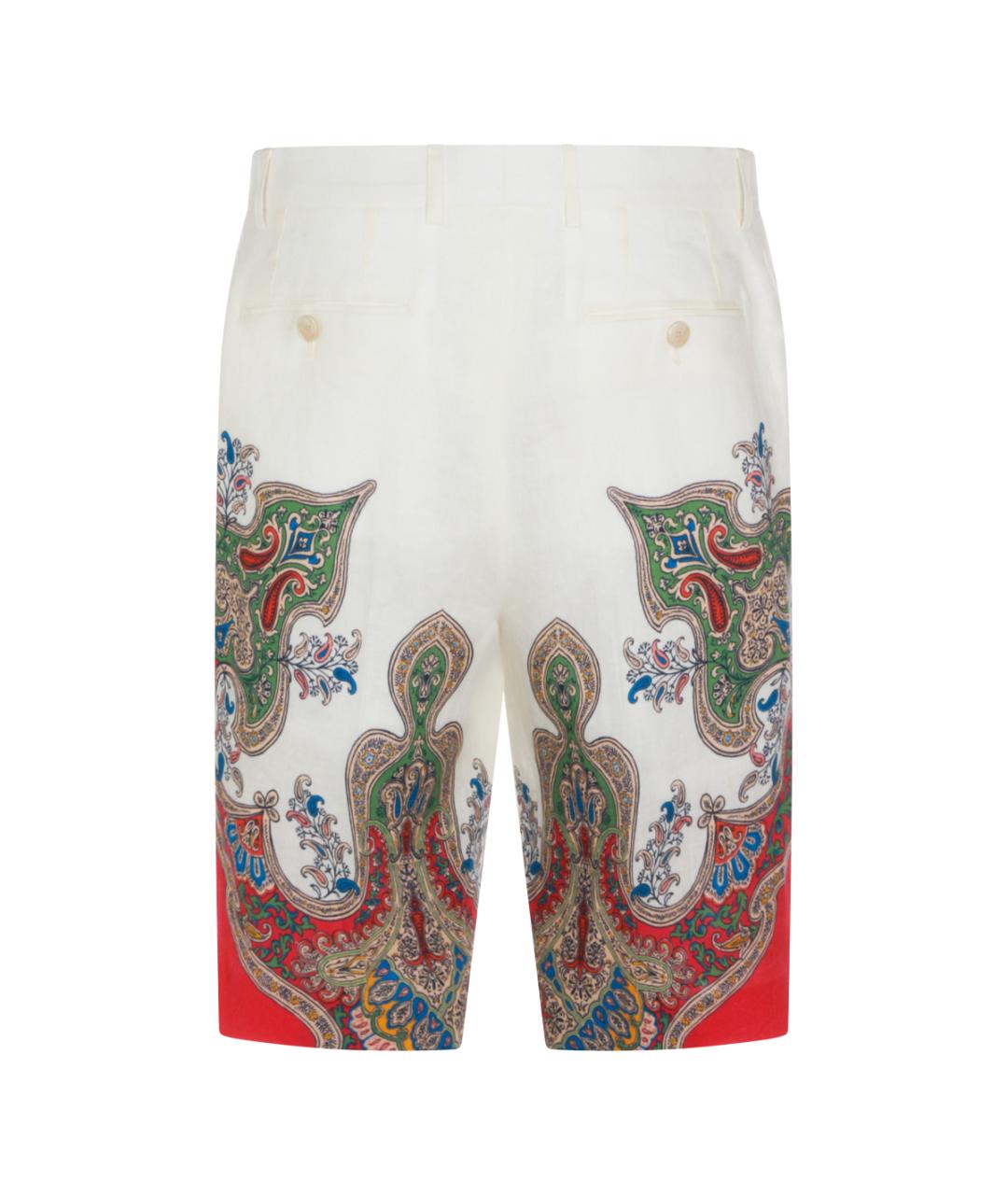 ETRO Мульти льняные шорты, фото 2