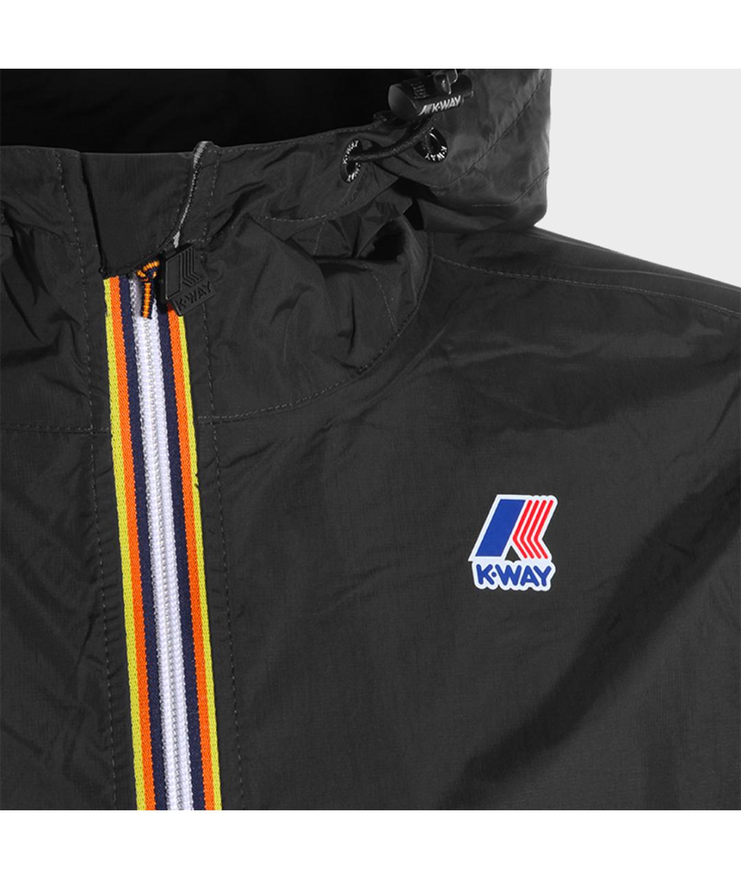 K-WAY Черная полиамидовая куртка, фото 3