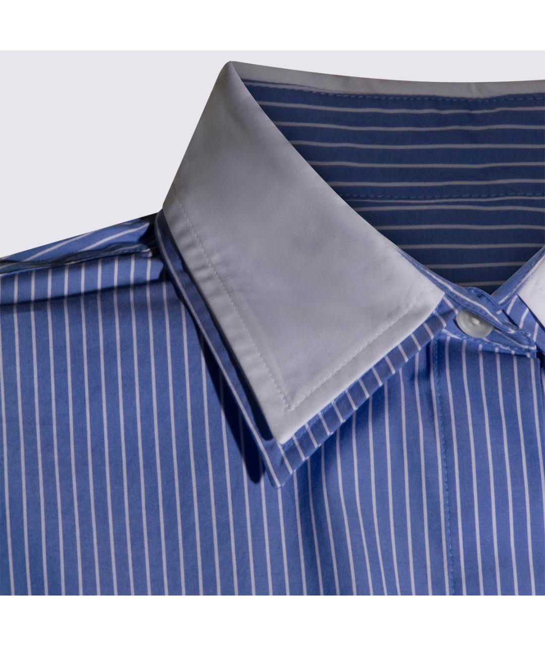 RAG & BONE Синяя хлопковая рубашка, фото 3