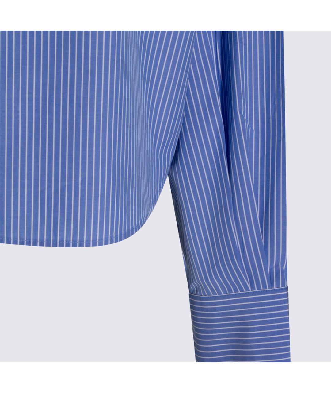 RAG & BONE Синяя хлопковая рубашка, фото 4