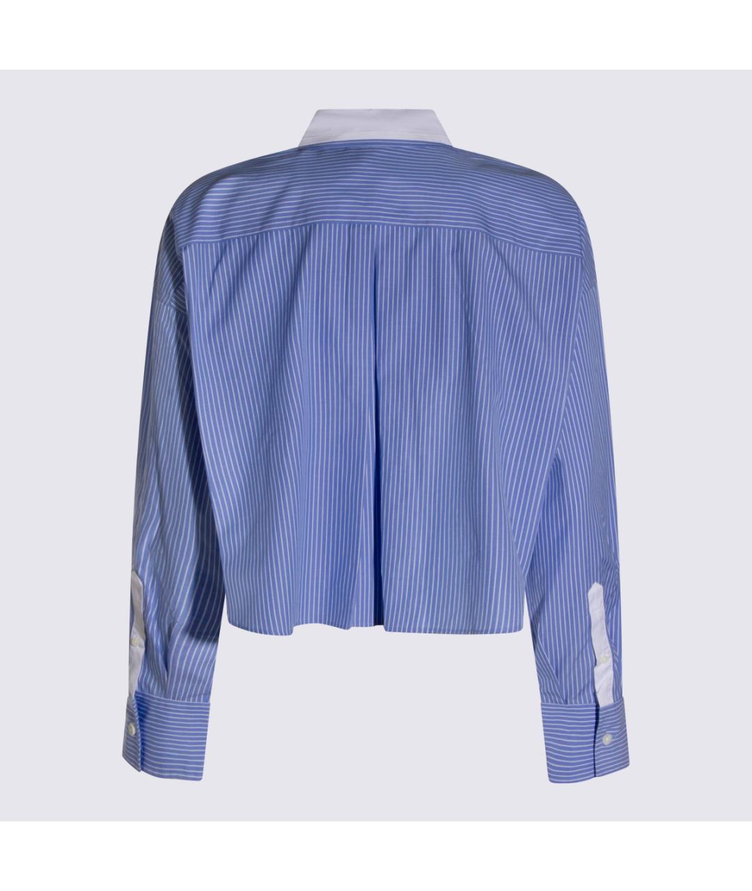 RAG & BONE Синяя хлопковая рубашка, фото 2