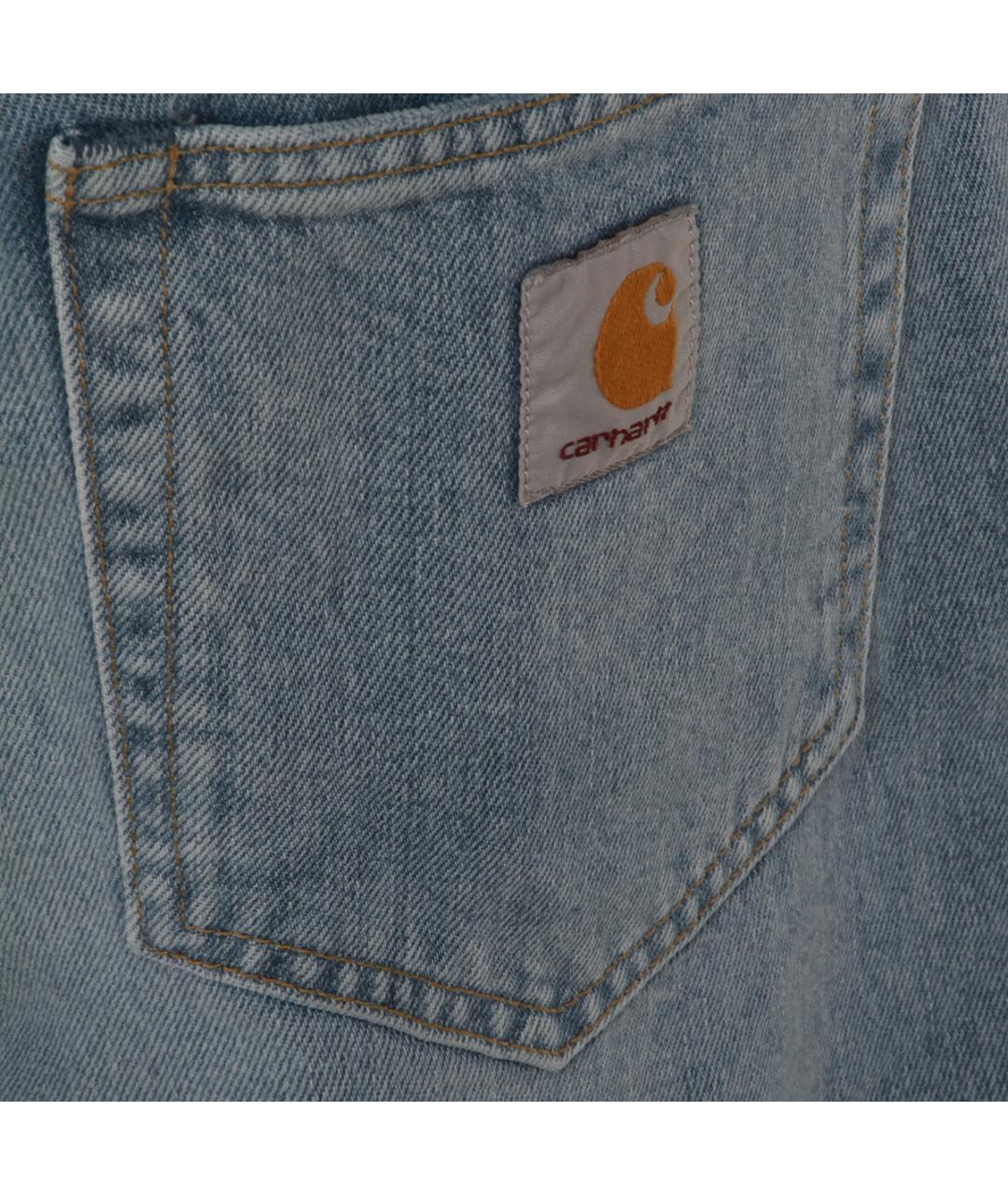 CARHARTT WIP Синие хлопковые шорты, фото 4