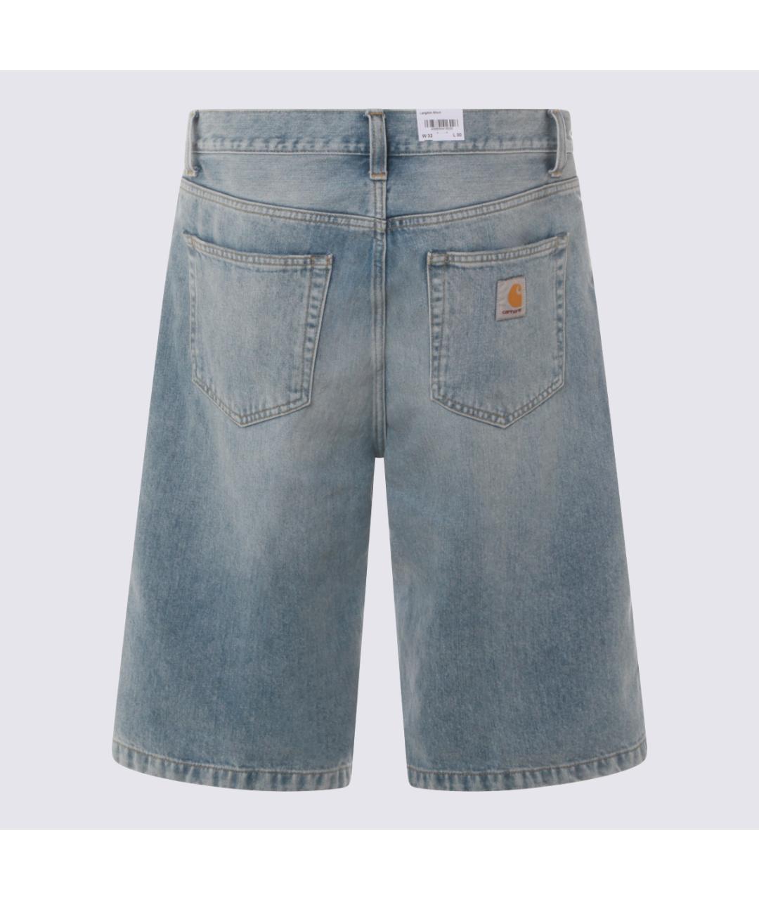 CARHARTT WIP Синие хлопковые шорты, фото 2